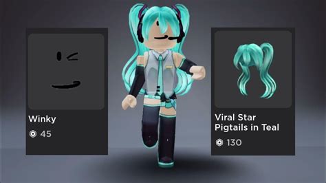 Hatsune Miku Cosplay 285 Robux Outdated Roblox Youtube