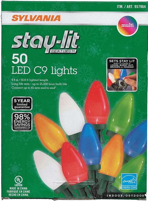 Buy Sylvania Stay Lit C9 LED Lights Christmas Ecommerce Website