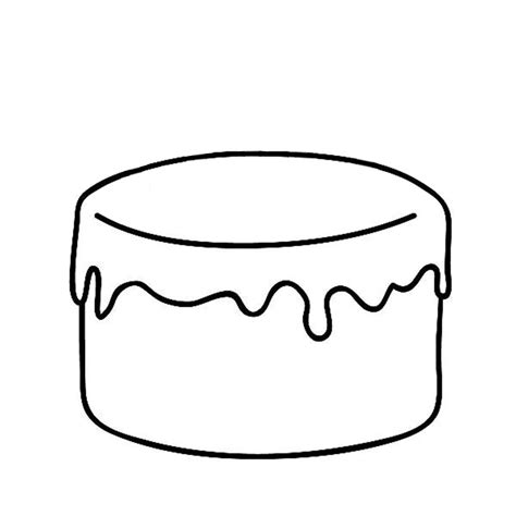 Cake Drawing Template At Explore Collection Of