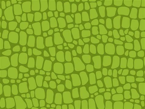 Alligator Skin Texture Seamless Crocodile Pattern Green Reptile And