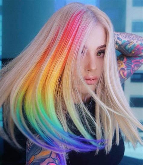 The Boldest And Prettiest Rainbow Hair Colors In Honor Of The Pride Month Fashionisers