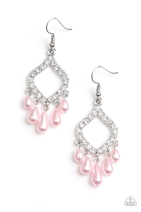 Paparazzi Accessories Divinely Diamond Pink Paparazzi Accessories