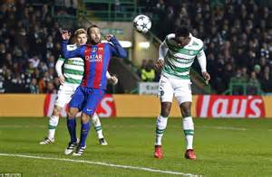 Dedryck boyata scored celtic's second at parkhead. Celtic 0-2 Barcelona: Lionel Messi scores brace in feisty ...