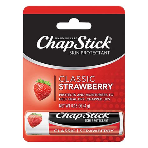 Chapstick Classic Strawberry Skin Protectant 015 Oz Northgate Market