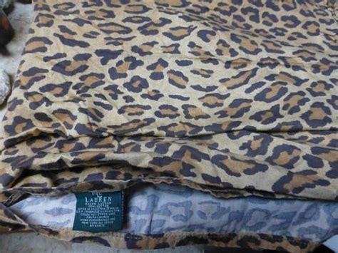 Ralph Lauren Aragon Leopard Full Flat And Fitted Sheets Two Etsy