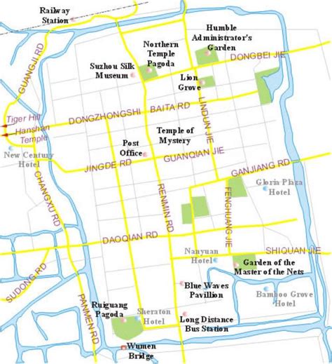 Suzhou Gardens Map Fasci Garden