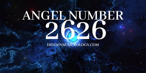 Angel Number 2626 Numerology Meaning