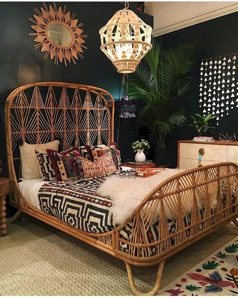 Rattan Furniture Ideas Eclectic Interior Design Bohemian Bedroom