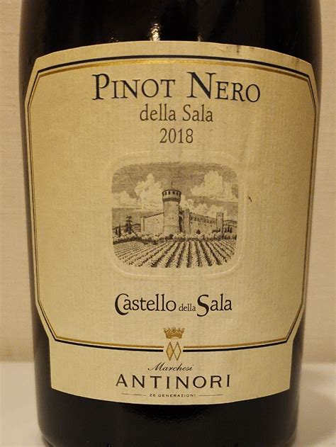 Antinori Castello Della Sala Pinot Neroアンティノリ Vinica 無料のワインアプリ