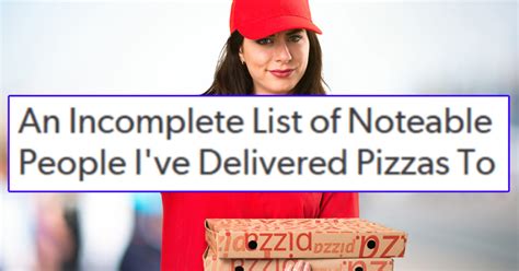Pizza Delivery Girl Shares 32 Short Stories From Her Weirdest Runs