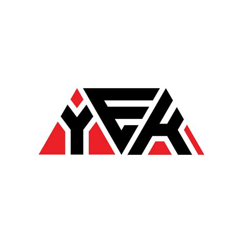 Yek Diseño De Logotipo De Letra Triangular Con Forma De Triángulo