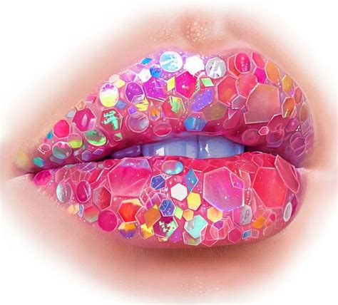Glitter Lips An Art Print By Morgan Davidson Inprnt Torso Tattoos