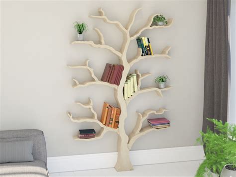 Tree Bookcase Tree Bookshelf Tree Book Shelf Tree Shaped Bookshelf Elm