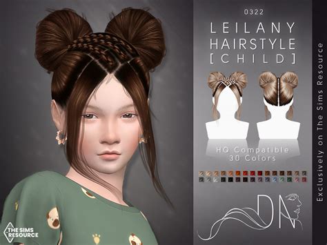 Leilany Hair Child By Darknightt From Tsr • Sims 4 Downloads