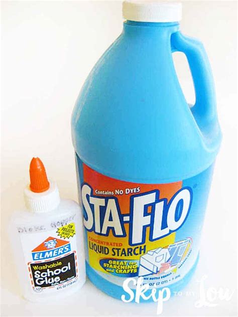 How to make easy slime without glue or borax or cornstarch. Sta Flo Slime Safe - Easy Craft Ideas