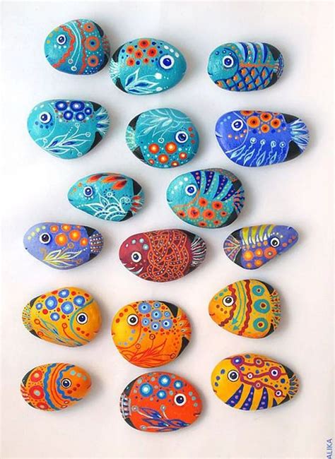 ¡un Diy Muy Natural 20 Ideas Creativas Para Decorar Con Piedras De Río Painted Rocks Craft