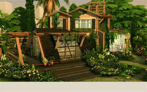 Eco Sanctuary Sims House Sims House Plans Sims House Design