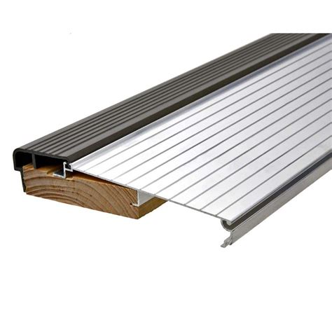 Frost King 5 58 In X 3 Ft Silverand Brown Fixed Sill Threshold Ts36a