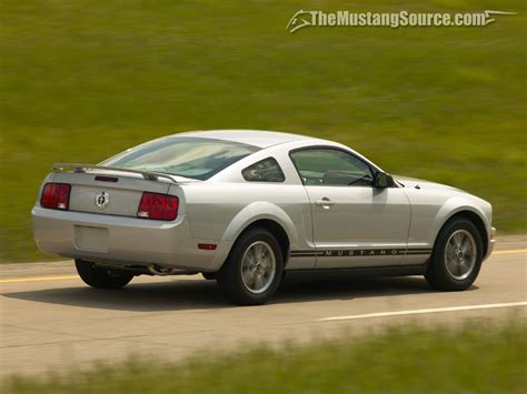 2005 Mustang V6 Desktop Wallpaper The Mustang Source