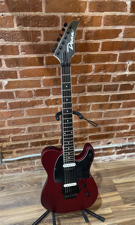 Dean Nashvegas Select Wfloyd Rose Electric Guitar Metallic Red