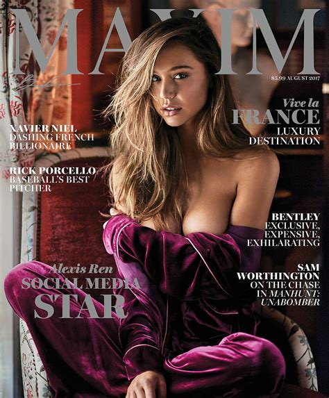 Maxim Cover Model Alexis Ren Defends Risqué Bikini Pics Alexis Ren Maxim Magazine Alexis