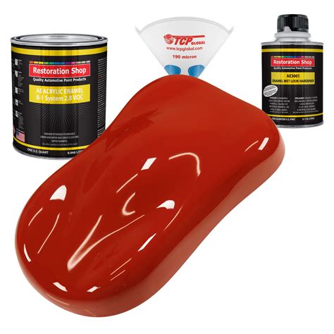 Restoration Shop Scarlet Red Acrylic Enamel Auto Paint Complete