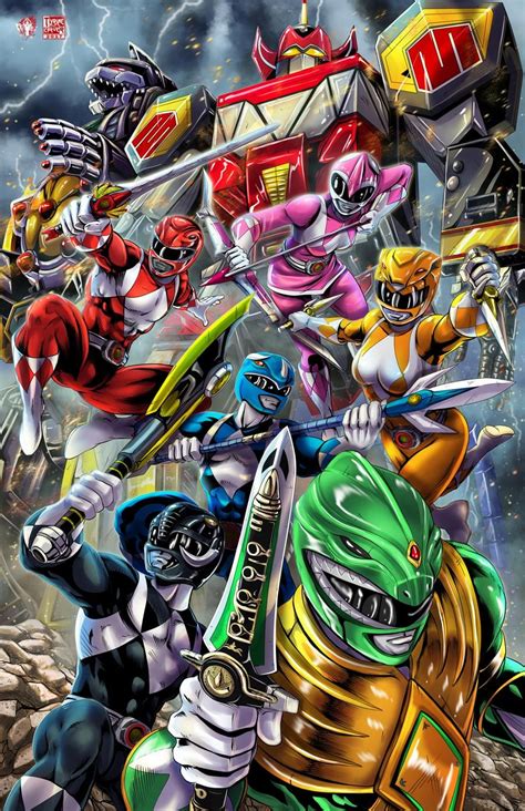 Power Rangers By Wil Woods On Deviantart Power Rangers Poster