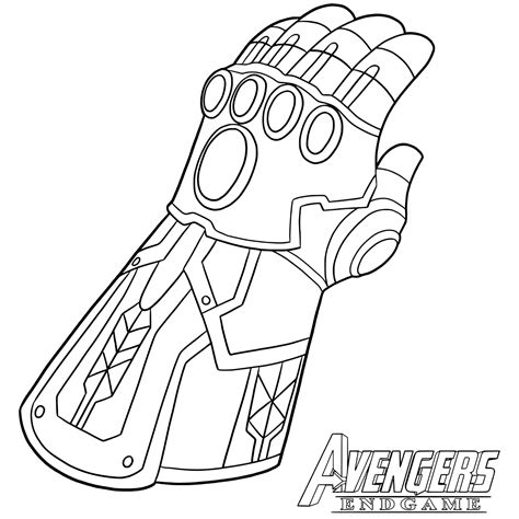Printable Infinity Gauntlet Coloring Pages Thanos Free Printable Porn Sex Picture