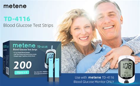 Metene Td Blood Glucose Test Strips Count Test Strips For Di