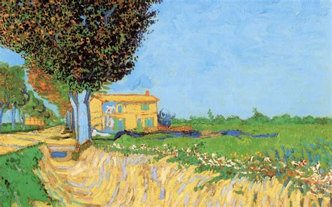 Painting of Vincent Van Gogh - A lane near arles wallpapers and images