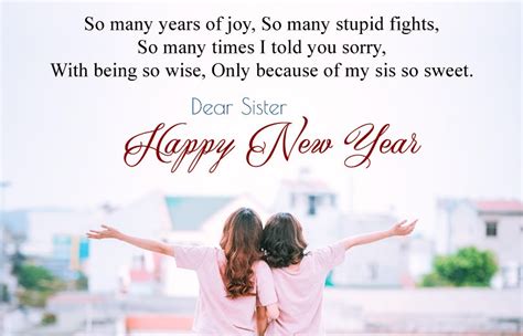 New Year Wishes For Sister Vitalcute