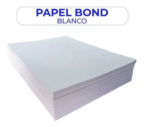 1000 Hojas Papel Bond Blanco 90 Grs Media Carta 215x14 Cm Mercadolibre