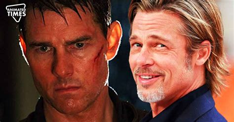 Tom’s Nose Might Be A Bit Out Of Joint Over This Tom Cruise Unhappy With Brad Pitt Stealing