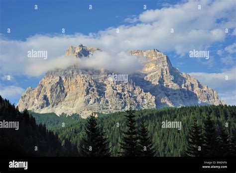 The Mountain Monte Pelmo In The Dolomites Italy Stock Photo Alamy