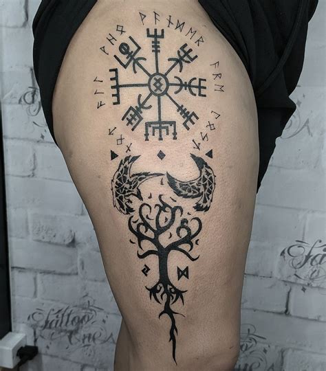 Tattoo nórdica Tatuagem Tatuagem vikings Tatuagem feminina