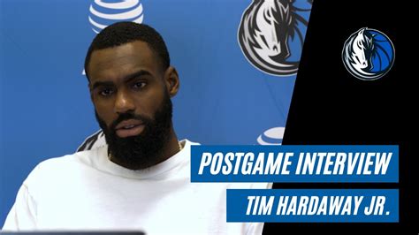 Mavs Postgame Interview Tim Hardaway Jr 050921 Youtube