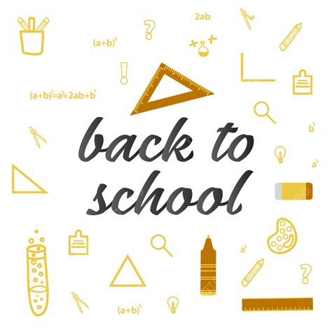 Welcome Back To School Concept With Supplies Education Book