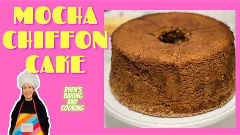 MOCHA CHIFFON CAKE YouTube