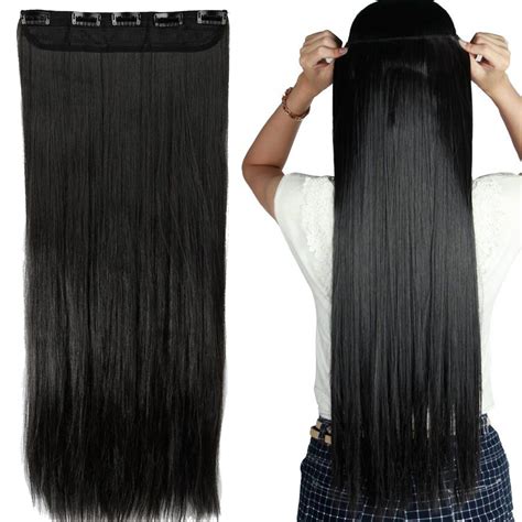 S Noilite Trendy 2426 Straight Curly 34 Full Head One Piece 5clips
