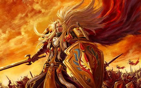 Male Warrior Digital Artwork Blood Elf Paladin Warcraft World Of