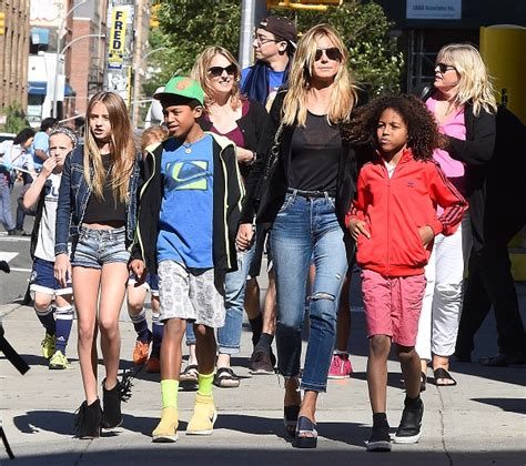 Heidi klum was born on 1, june 1973, in a small town bergisch gladbach, in germany to her father gunther klum, an administrator for a cosmetics company and her mother erna, a hairdresser. Heidi Klum Explores New York City With Her Four Kids ...