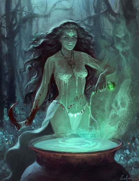 Pin By Gallery 4 Design Explore On Witch Fantasy Art Women Fantasy Witch Dark Fantasy Art