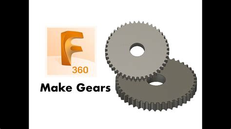 How To Make A Gear In Fusion 360 Easy Method Youtube