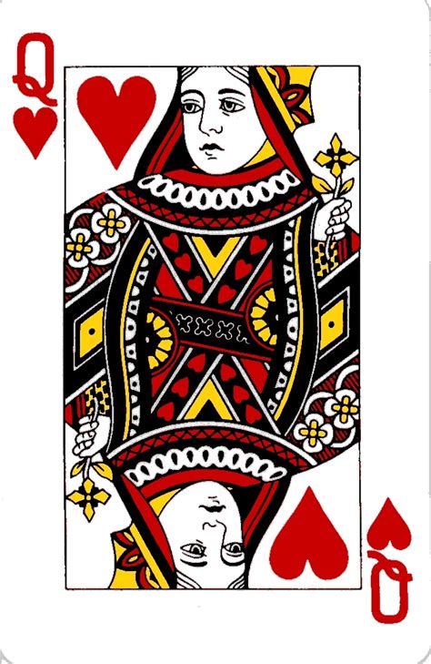 Queen Of Hearts Playing Card Clipart Best