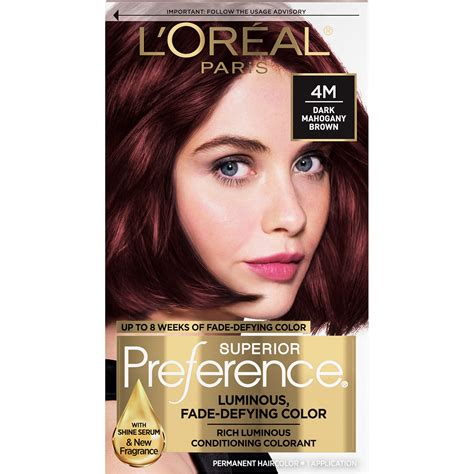Buy Loreal Paris Superior Preference Fade Defying Shine Permanent Hair Color 4m Dark