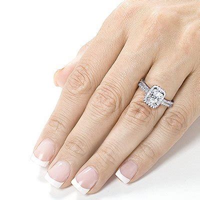 Your engagement ring goes on the left hand ring finger, then at the wedding you move it to the right hand so your wedding ring can be placed on this finger and move it back later. What Hand Does An Engagement Ring Go On - Dream Wedding Ideas