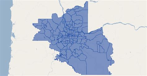 Portland Oregon Zip Code Boundaries Gis Map Data City Of Portland