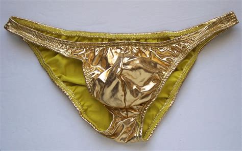 K R Metallic Men Sexy Swimwear Tricot Bikini Low Rise Gold Free Hot Nude Porn Pic Gallery
