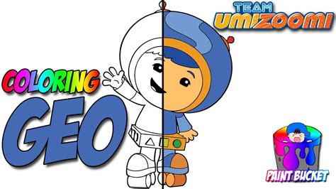 How To Color Team Umizoomi Geo Coloring Page Nickelodeon Nick Jr