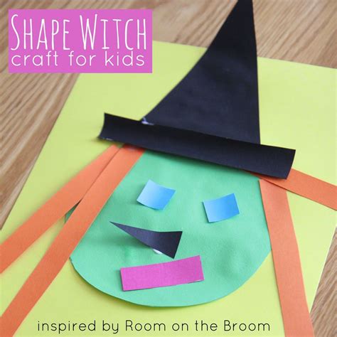 Toddler Approved Witch Shape Craft Inspired By Room On The Broom